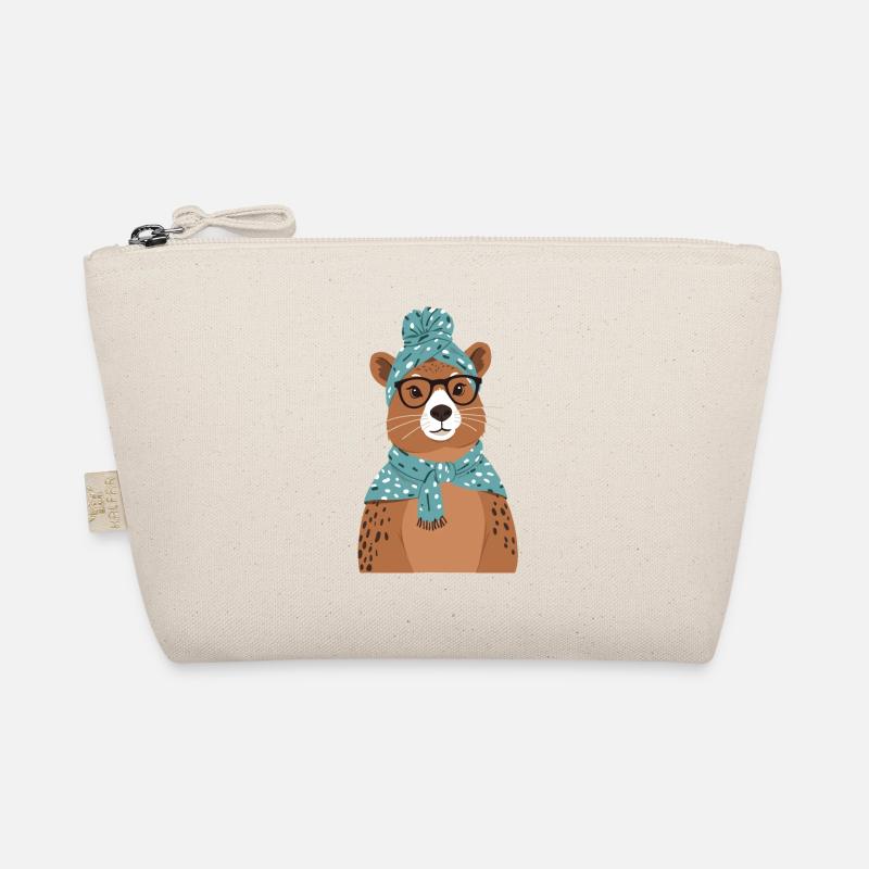 Funny Capymama Capybara Mom Organic Pouch