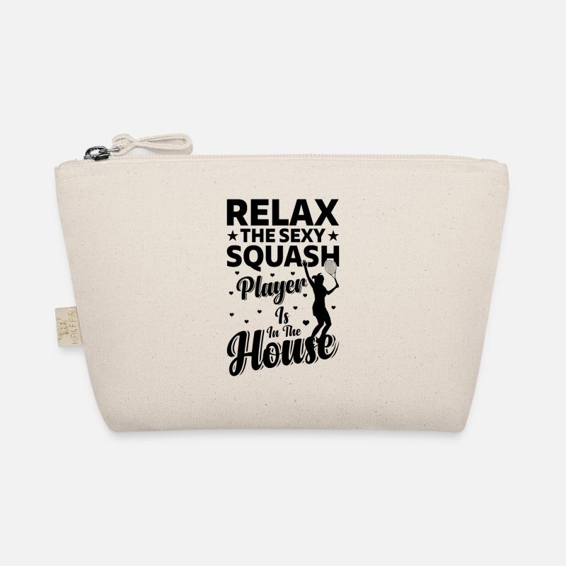 Relax The Sexy Squash Player is here - Squash Play Bio-Täschchen