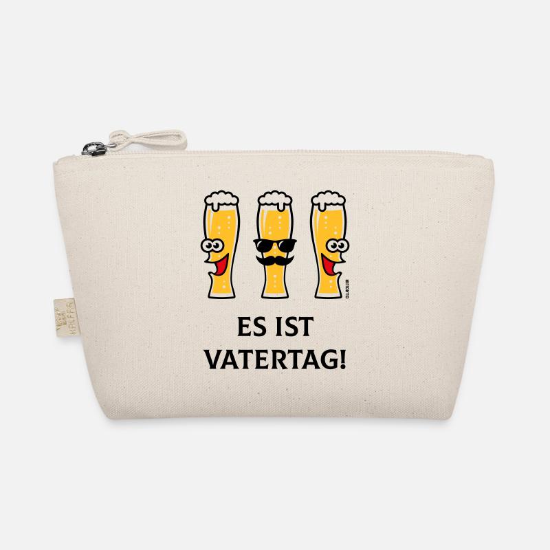 Es Ist Vatertag! (3 Biergläser / Bier / 3C) Bio-Täschchen