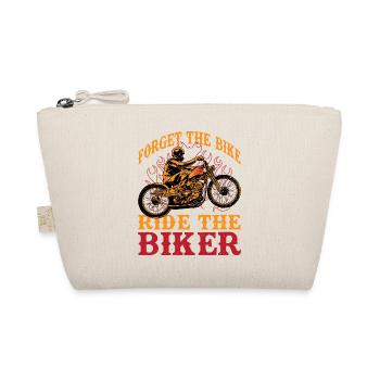 Forget your motorcycle ride with me motorcycle - Organic Pouch - nature - Front
