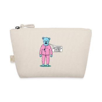 Cute zombie bear doesn't sleep, needs mom - Organic Pouch - nature - Front