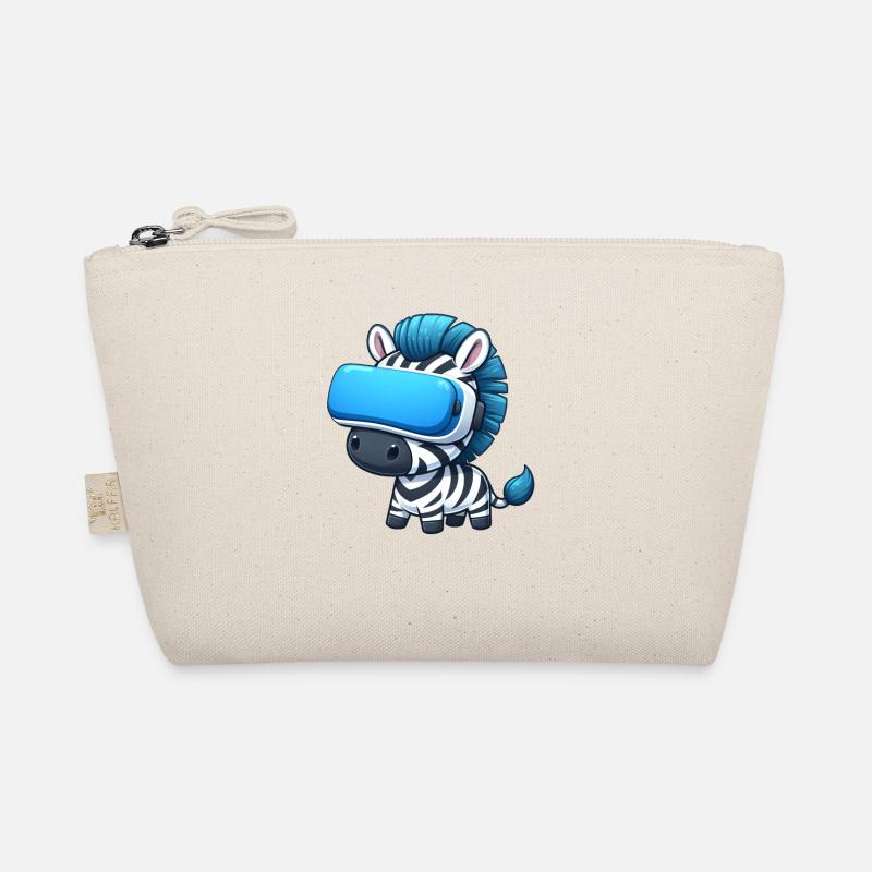 Zebra VR Gamer: Digital Adventure Organic Pouch