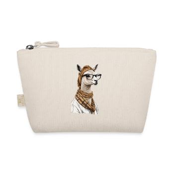 Funny Llama Alpaca Design for Mother's Day - Organic Pouch - nature - Front
