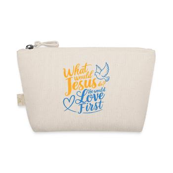 WWJD HWLF Jésus aimerait d’abord chrétien - Trousse biologique - nature - Devant