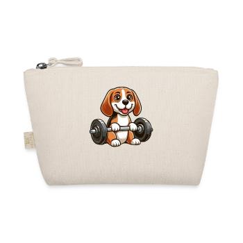 Beagle avec entraînement physique avec haltères - Trousse biologique - nature - Devant