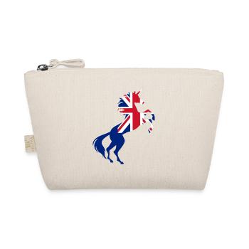 Licorne Royaume-Uni Drapeau Chemise Licorne Magique - Trousse biologique - nature - Devant