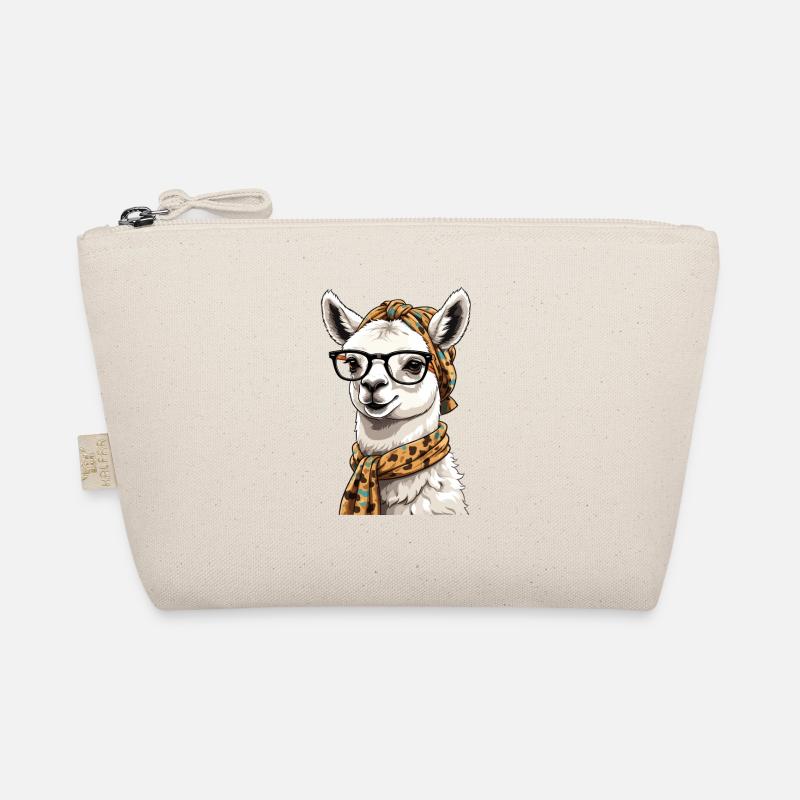 Funny Llama Alpaca Design for Loving Moms Organic Pouch