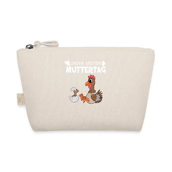 Mother's Day - First Mother's Day Gift. - Organic Pouch - nature - Front