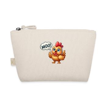 Das Huhn macht Muh - Bio-Täschchen - Natur - Vorne
