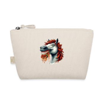 Pasta Lover Horse - Organic Pouch - nature - Front