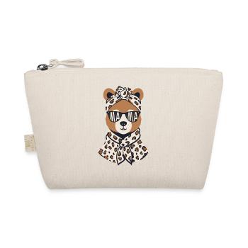 Funny Mom Bear Mother Bear Bear Lover - Organic Pouch - nature - Front
