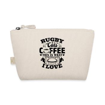 Rugby Cats Coffee This Is What I Love - Rugby Play - Bio-Täschchen - Natur - Vorne