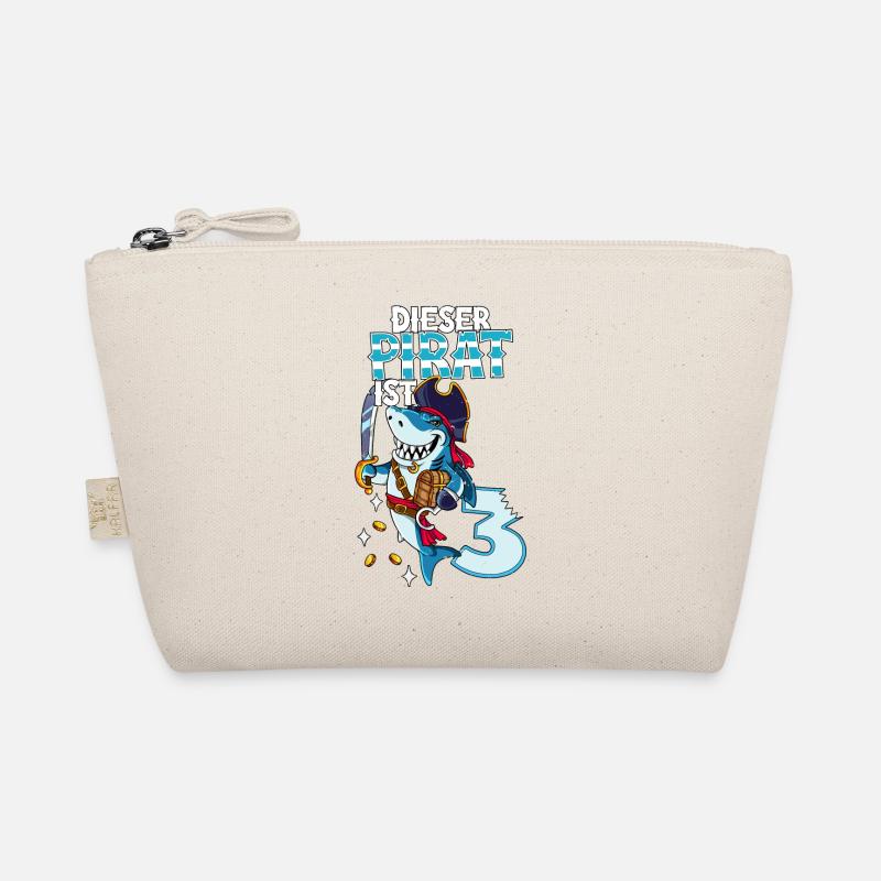 3rd Birthday Pirates Organic Pouch