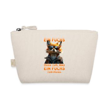 Fuchs Spruch Ein Fuchs Muss Tun Was Fuchs Tun Muss - Bio-Täschchen - Natur - Vorne