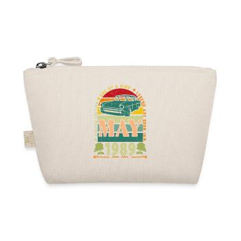 May 1989, May 1989, May 1989 birthday gift. - Organic Pouch - nature - Front