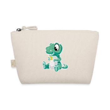 Dkrino Dinosaur Dragon Child Kids Baby - Organic Pouch - nature - Front