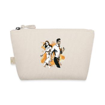 Couple breaks out and dances - Organic Pouch - nature - Front
