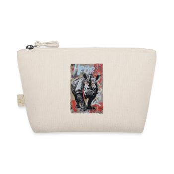 Street Art : Graffiti Rhino Nashorn - Trousse biologique - nature - Devant