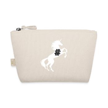 Unicorn Hashtag Symbol T-Shirt Hashtags Magical - Organic Pouch - nature - Front