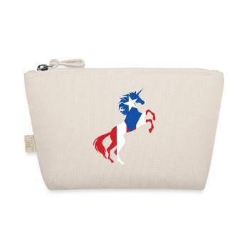 Licorne Porto Rico Drapeau Licorne Porto Rico Jeu de mots portoricain - Trousse biologique - nature - Devant