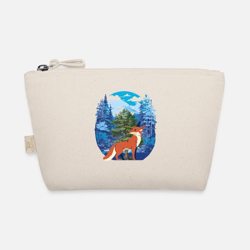 Fox Foxes Forest Organic Pouch