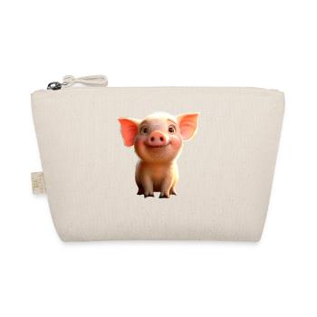Pig Domestic Pig Pig Piglet Piggy - Organic Pouch - nature - Front