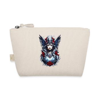 Valkyrie avec corbeaux, roses, vikings - Trousse biologique - nature - Devant