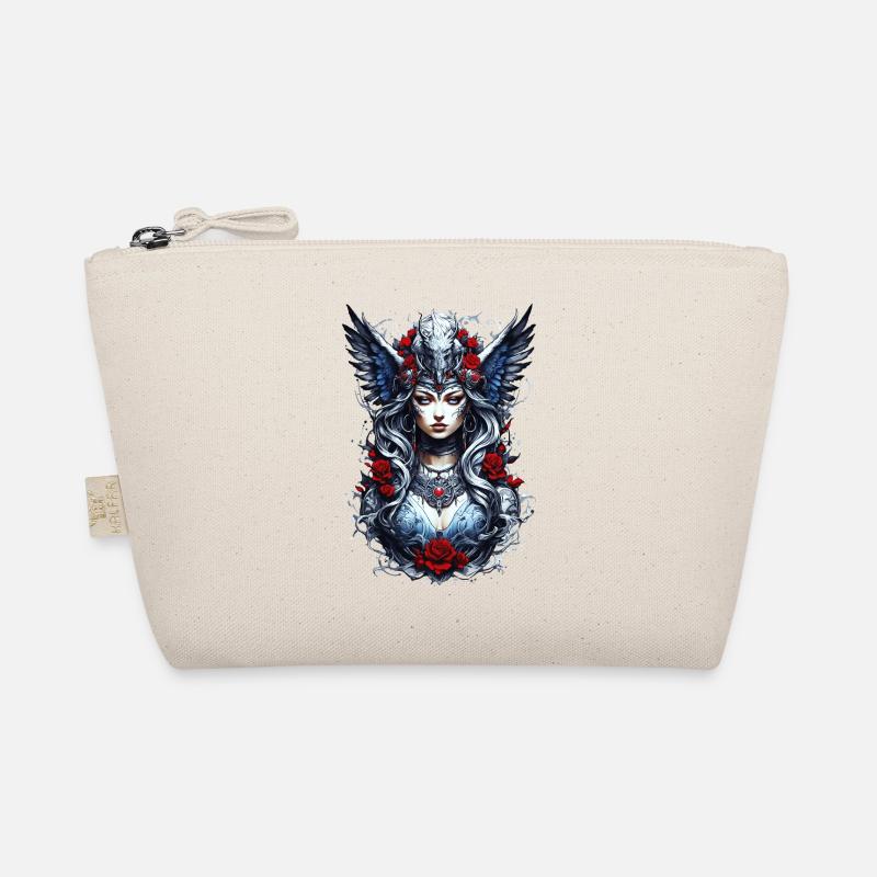 Valkyrie avec corbeaux, roses, vikings Trousse biologique