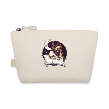 Sleepy archangel with horns and the moon - Organic Pouch - nature - Front