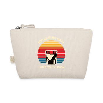 Funny Raki Saying Alcohol You give me raki - Organic Pouch - nature - Front