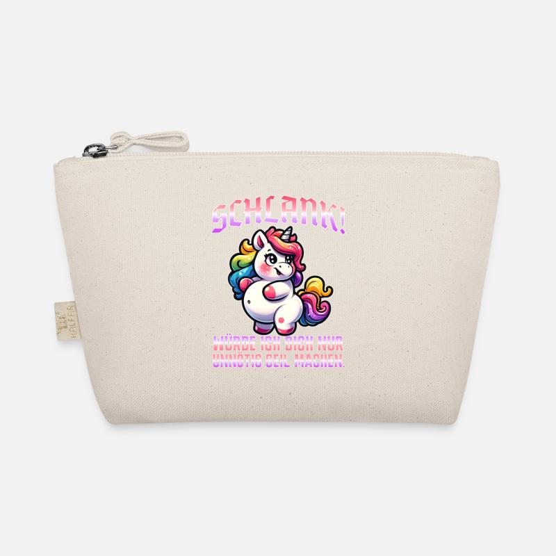 Slim & self-confident: Ironic statement Organic Pouch