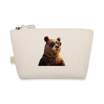 Braunbär Grizzly Bär Bärenbrüder Papa Wilde Bären - Bio-Täschchen - Natur - Vorne