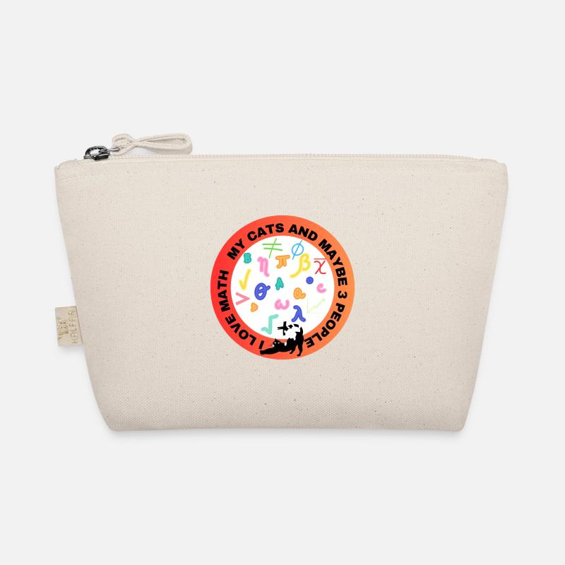 I love math and my cat Organic Pouch