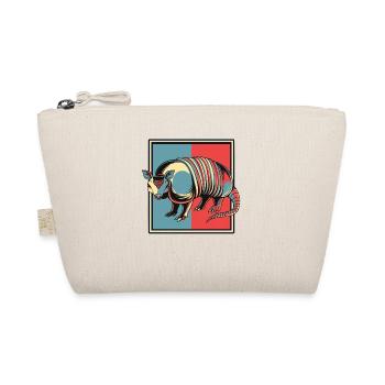 Armadillo Portrait Pink Fairy Chlamyphoridae - Organic Pouch - nature - Front