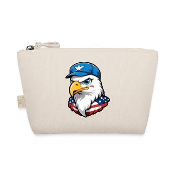 USA Aviator Eagle - Organic Pouch - nature - Front