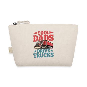 Cool Dads Drive Trucks Trucker Trucking - Bio-Täschchen - Natur - Vorne
