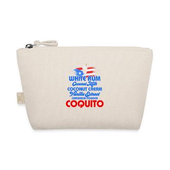 Coquito Recipe Puerto Rican Coconut Rum Drink - Bio-Täschchen - Natur - Vorne