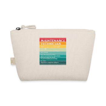 Maintenance Technician Definition Tech Worker - Organic Pouch - nature - Front