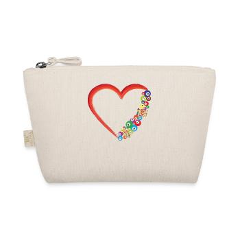 Coeur de joueur de bingo - Trousse biologique - nature - Devant