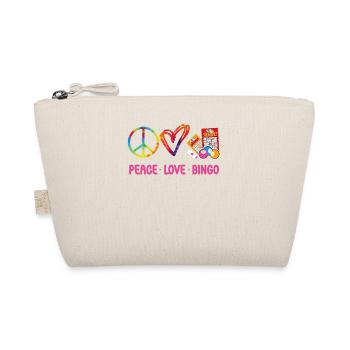 Joueur de bingo Tie Dye Peace Love - Trousse biologique - nature - Devant