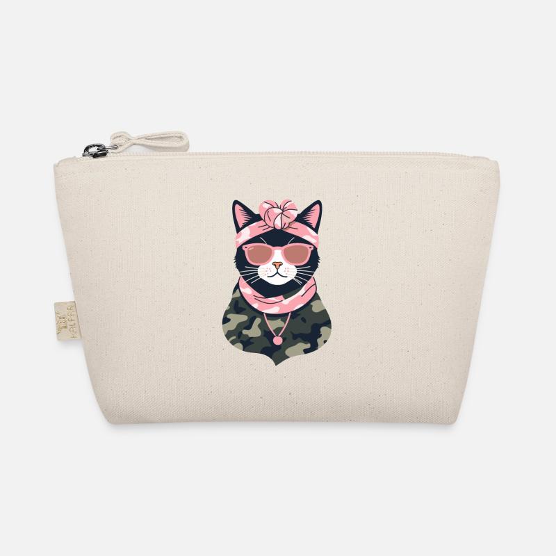Mignon Chat Maman Chat Lover Style Trousse biologique