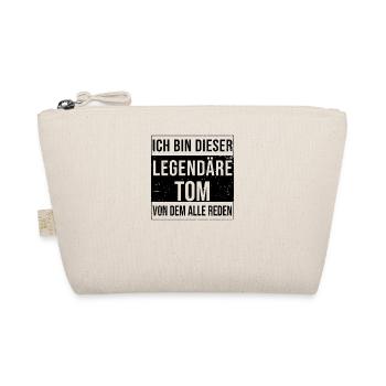 Ich bin dieser legendäre für Tom - Bio-Täschchen - Natur - Vorne