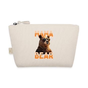 Mama Bear Bear Mother Bear Mother's Day Grizzly Bear - Organic Pouch - nature - Front