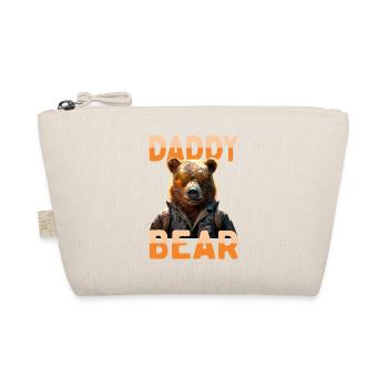 Daddy Bear Bären Papa Dad Vatertag Grizzly Bär - Bio-Täschchen - Natur - Vorne