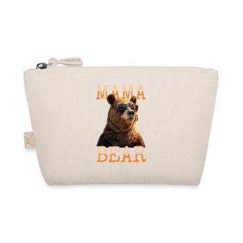 Mama Bear Bear Mother Bear Mother's Day Grizzly Bear - Organic Pouch - nature - Front