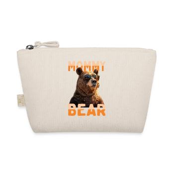 Mommy Bear Mom Bear Mother's Day Grizzly Bears - Organic Pouch - nature - Front