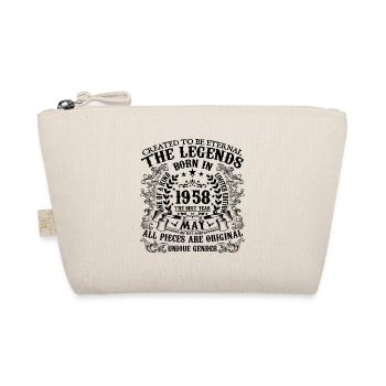 Birthday 1958 May 1958 born in May 1958 - Organic Pouch - nature - Front