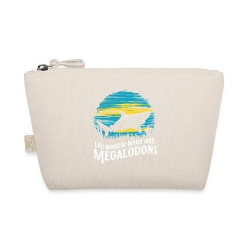 La vie serait meilleure avec Megalodon Funny Shark - Trousse biologique - nature - Devant