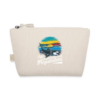 La vie serait meilleure avec Megalodon Funny Shark - Trousse biologique - nature - Devant