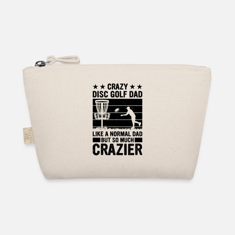 Crazy disc golf dad like a normal dad but so much Bio-Täschchen